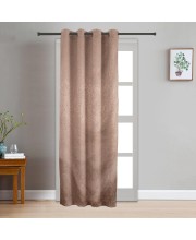 Home Beautiful                         7ft. Pink Polyester Curtain
