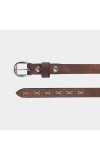 Lucky Charm                         Women's Brown Polyurethane Belt