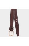Black Tie                         Men's Brown Polyurethane Formal Belt