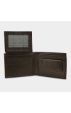 Black Tie                         Men's Brown Polyurethane Wallet