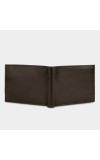 Black Tie                         Men's Brown Polyurethane Wallet