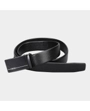 Black Tie                         Men's Black Polyurethane Formal Belt