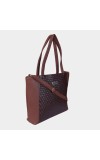 Lucky Charm                         Women's Brown Polyurethane Tote Bag