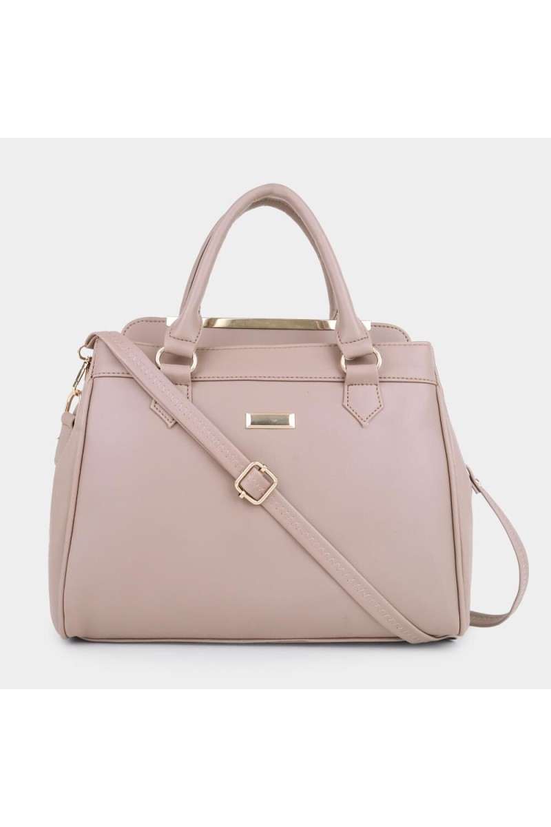 Lucky Charm                         Women's Peach Polyurethane Tote Bag