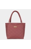 Lucky Charm Women's Maroon Polyurethane Tote Bag Lucky Charm Women's Maroon Polyurethane Tote Bag