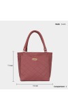 Lucky Charm Women's Maroon Polyurethane Tote Bag Lucky Charm Women's Maroon Polyurethane Tote Bag