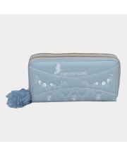 Lucky Charm                         Women's Blue Polyurethane Clutch Bag