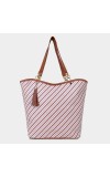 Lucky Charm                         Women's Tan Polyurethane Tote Bag