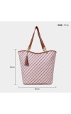 Lucky Charm                         Women's Tan Polyurethane Tote Bag