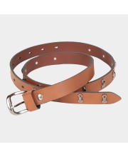 Lucky Charm                         Women's Tan Polyurethane Belt