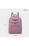 Brink Women's Purple Polyurethane Backpack Brink Women's Purple Polyurethane Backpack