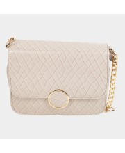 Lucky Charm                         Women's Grey Polyurethane Sling Bag