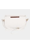 Lucky Charm                         Women's White Polyurethane Sling Bag