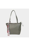 Lucky Charm                         Women's Olive Polyurethane Tote Bag
