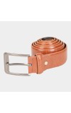Black Tie                         Men's Tan Polyurethane Casual Belt
