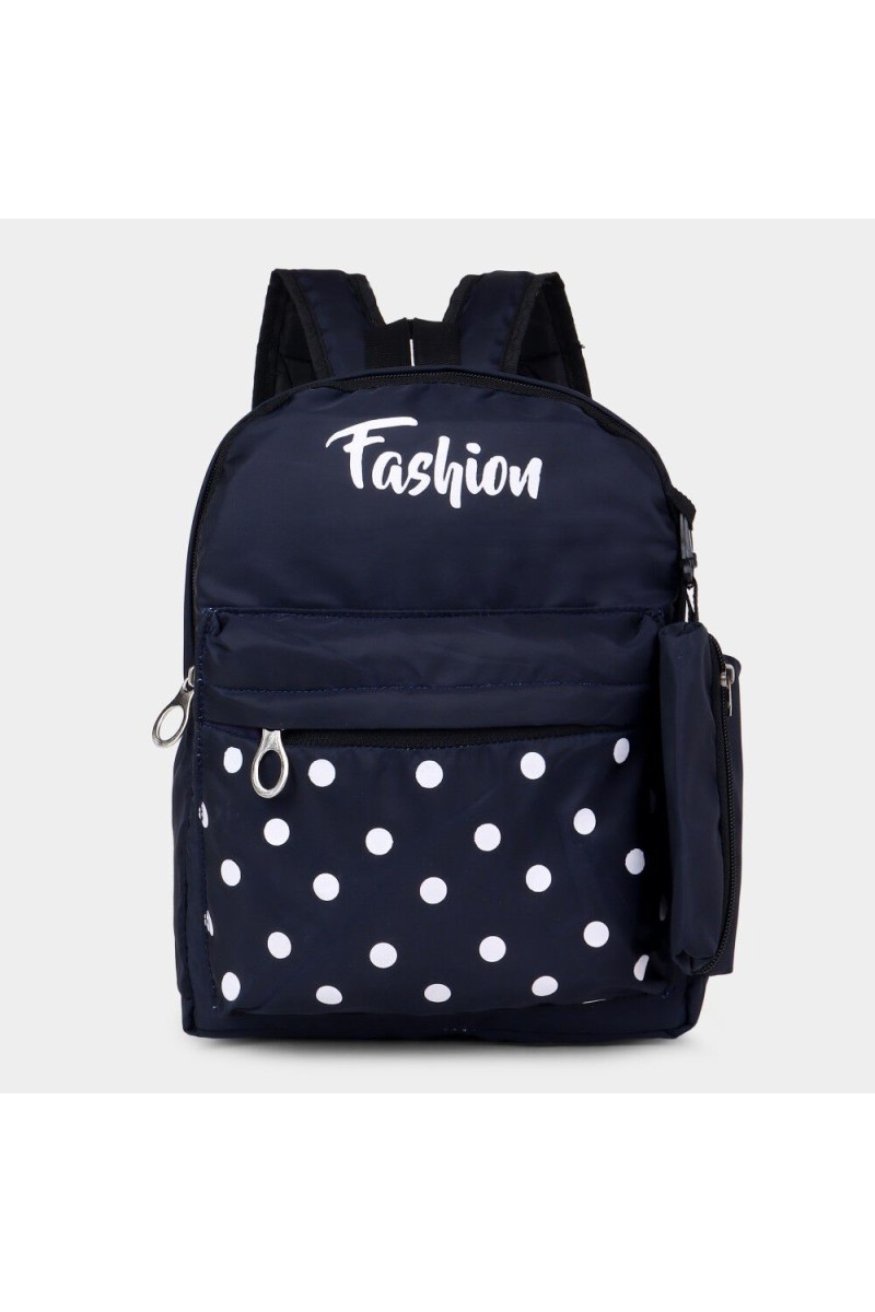 Lucky Charm                         Kid's Blue Nylon And Polyester Bag