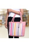 Lucky Charm Women's Pink Polyurethane Tote Bag Lucky Charm Women's Pink Polyurethane Tote Bag