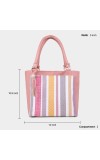 Lucky Charm Women's Pink Polyurethane Tote Bag Lucky Charm Women's Pink Polyurethane Tote Bag