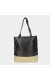 Lucky Charm                         Women's Black Polyurethane Tote Bag