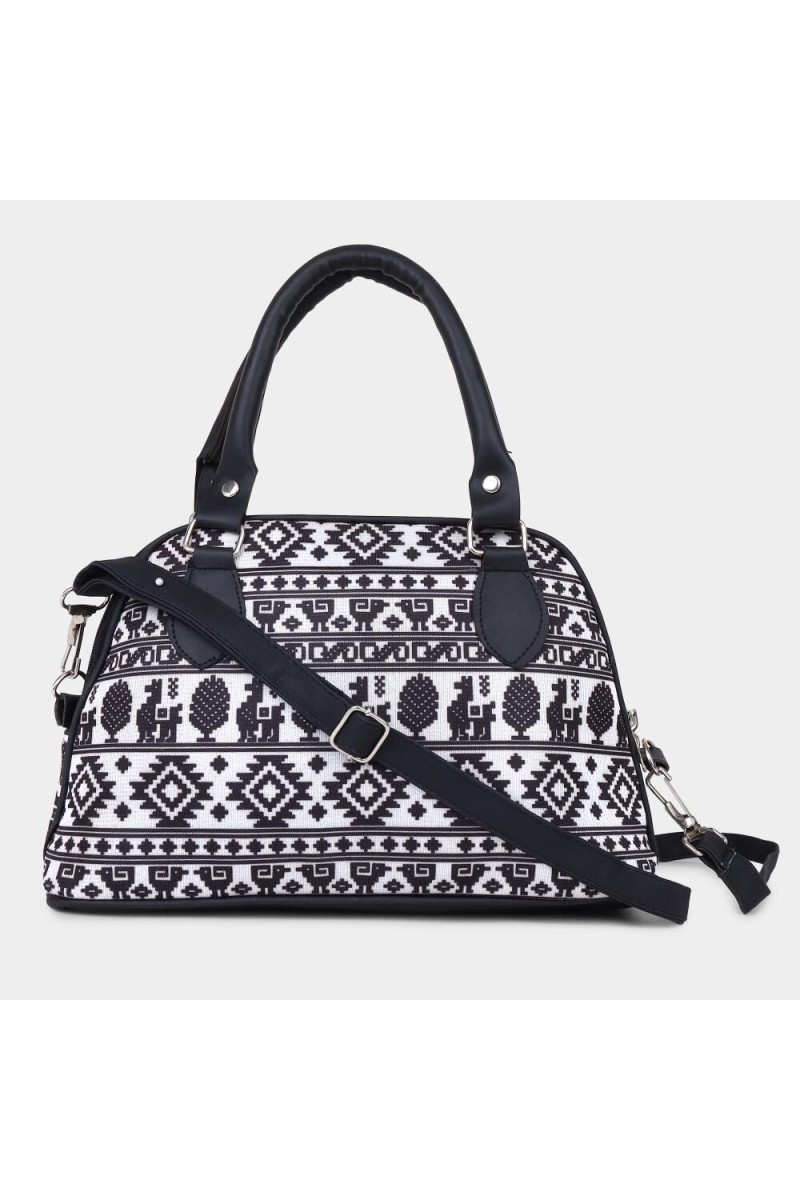 Lucky Charm                         Women's Black Polyurethane Sling Bag