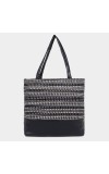 Lucky Charm Women's Black Canvas Tote Bag Lucky Charm Women's Black Canvas Tote Bag