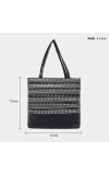 Lucky Charm Women's Black Canvas Tote Bag Lucky Charm Women's Black Canvas Tote Bag