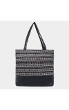 Lucky Charm Women's Black Canvas Tote Bag Lucky Charm Women's Black Canvas Tote Bag