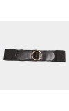 Lucky Charm                         Women's Black Polyurethane Belt