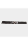 Lucky Charm                         Women's Black Polyurethane Belt