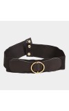 Lucky Charm                         Women's Black Polyurethane Belt