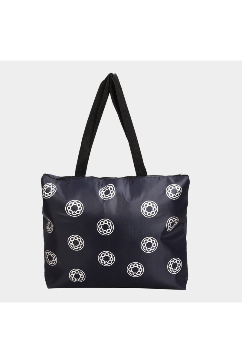 Lucky Charm                         Women's Navy Blue Fabric-Polyester Tote Bag