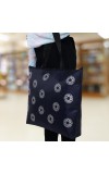 Lucky Charm Women's Navy Blue Fabric-Polyester Tote Bag Lucky Charm Women's Navy Blue Fabric-Polyester Tote Bag