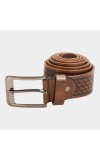 Black Tie                         Men's Tan Polyurethane Casual Belt