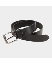 Black Tie                         Men's Black Polyurethane Casual Belt