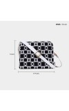 Lucky Charm Women's Black & White Polyurethane Sling Bag Lucky Charm Women's Black & White Polyurethane Sling Bag