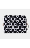 Lucky Charm Women's Black & White Polyurethane Sling Bag Lucky Charm Women's Black & White Polyurethane Sling Bag