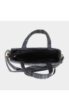 Lucky Charm Women's Grey Polyurethane Sling Bag Lucky Charm Women's Grey Polyurethane Sling Bag