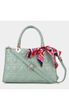 Lucky Charm                         Women's Light Green Polyurethane Hand Bag