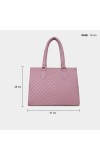 Lucky Charm Women's Dark Pink Polyurethane Hand Bag Lucky Charm Women's Dark Pink Polyurethane Hand Bag