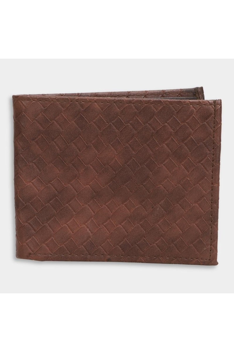 Black Tie                         Men's Tan Polyurethane Wallet