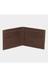 Black Tie                         Men's Brown Polyurethane Wallet