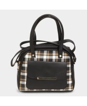 Lucky Charm                         Women's Black Polyurethane Sling Bag