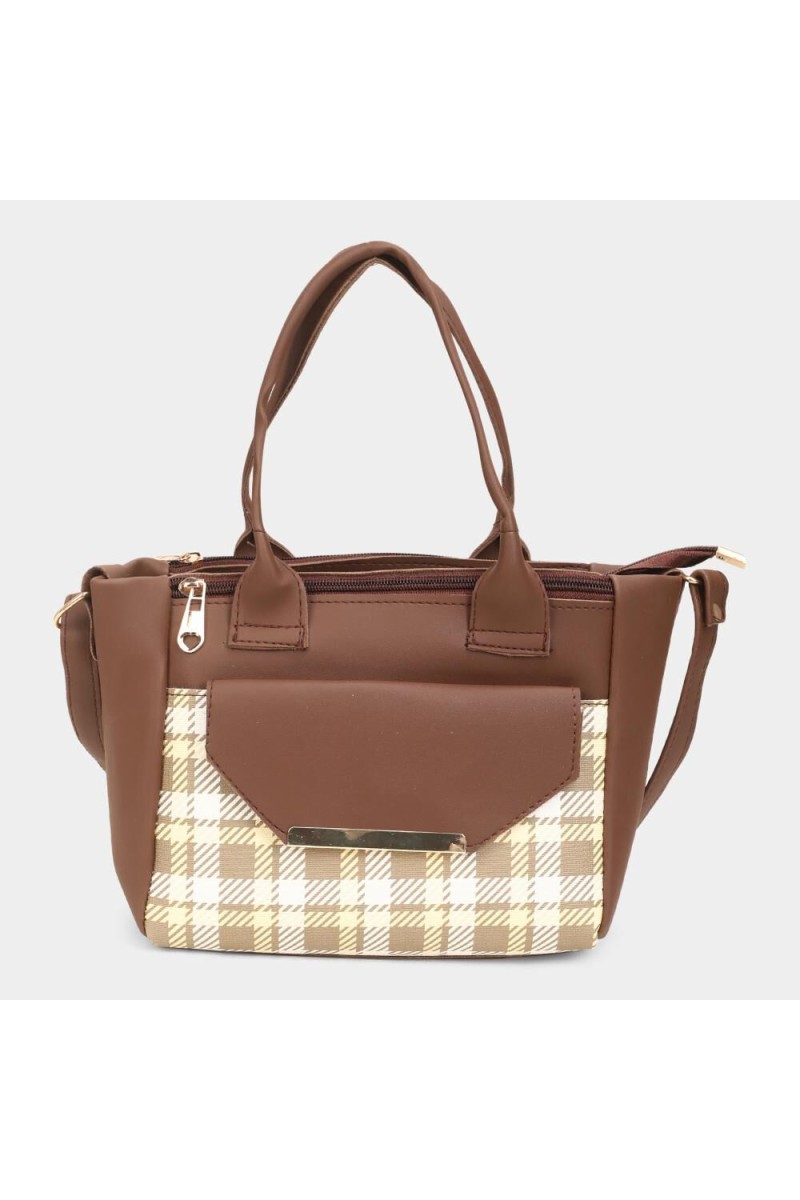 Lucky Charm                         Women's Tan Polyurethane Sling Bag