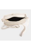 Lucky Charm Women's White Polyurethane Sling Bag Lucky Charm Women's White Polyurethane Sling Bag