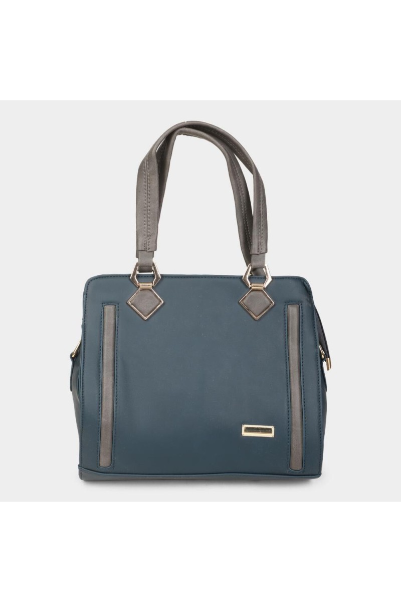 Lucky Charm                         Women's Teal Blue Polyurethane Tote Bag