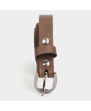 Lucky Charm                         Women's Brown Polyurethane Belt