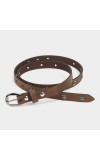 Lucky Charm                         Women's Brown Polyurethane Belt