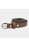 Lucky Charm                         Women's Brown Polyurethane Belt