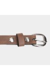 Lucky Charm                         Women's Brown Polyurethane Belt