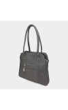 Lucky Charm                         Women's Grey Polyurethane Tote Bag